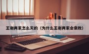 王谢两家怎么灭的（为什么王谢两家会衰败）