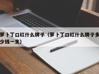 萝卜丁口红什么牌子（萝卜丁口红什么牌子多少钱一支）