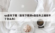 qq音乐下载（音乐下载到u盘在车上播放不了怎么办）