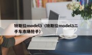 特斯拉model3（特斯拉model3二手车市场抢手）