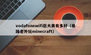 vodafonewifi巨大黑有多好（暴躁老外玩minecraft）