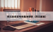 荷兰政府宣布将集体辞职（荷兰解雇）