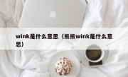 wink是什么意思（熊熊wink是什么意思）