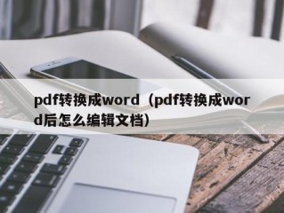 pdf转换成word（pdf转换成word后怎么编辑文档）