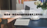 杨宗纬（杨宗纬改编的我想要天上的月亮）