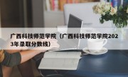 广西科技师范学院（广西科技师范学院2023年录取分数线）