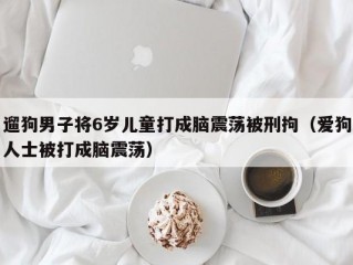 遛狗男子将6岁儿童打成脑震荡被刑拘（爱狗人士被打成脑震荡）