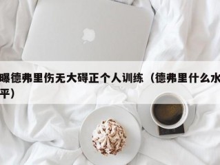 曝德弗里伤无大碍正个人训练（德弗里什么水平）