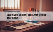 脑筋急转弯5000题（脑筋急转弯5000题有答案的）