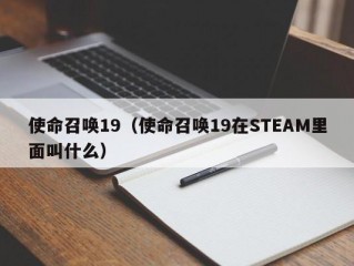 使命召唤19（使命召唤19在STEAM里面叫什么）