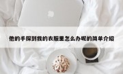 他的手探到我的衣服里怎么办呢的简单介绍