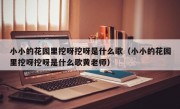 小小的花园里挖呀挖呀是什么歌（小小的花园里挖呀挖呀是什么歌黄老师）