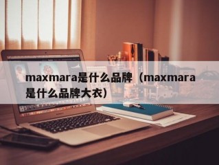 maxmara是什么品牌（maxmara是什么品牌大衣）