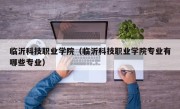 临沂科技职业学院（临沂科技职业学院专业有哪些专业）