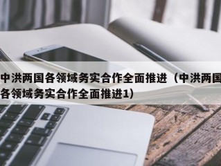 中洪两国各领域务实合作全面推进（中洪两国各领域务实合作全面推进1）