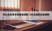 荷兰政府宣布将集体辞职（荷兰政府全体辞职）