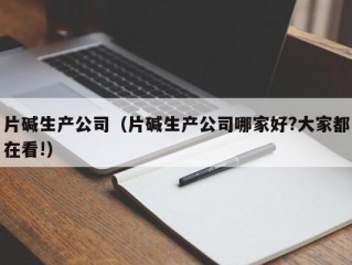 片碱生产公司（片碱生产公司哪家好?大家都在看!）