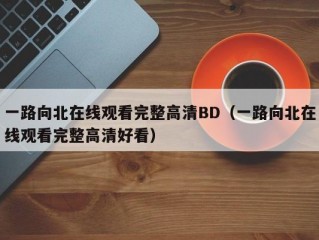 一路向北在线观看完整高清BD（一路向北在线观看完整高清好看）