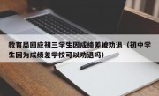 教育局回应初三学生因成绩差被劝退（初中学生因为成绩差学校可以劝退吗）