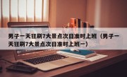 男子一天狂刷7大景点次日准时上班（男子一天狂刷7大景点次日准时上班一）